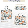 thumbnail image 6 of FORMRS Womens Corduroy Tote Bag Crossbody Shoulder Handbag with Pocket, Flowers Pattern, 6 of 7