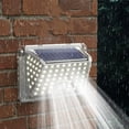 thumbnail image 3 of Luz solar LED de 90 LED, luz solar para exteriores, luz solar para cubierta, lámpara de pared con inducción para escalones exteriores, para pasarelas, jardines, vallas, caminos, 3 of 5