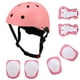 thumbnail image 1 of Equipo de protección Niños 7 en 1 Casco y almohadillas Set Almohadillas para rodilla ajustables para niños Almohadillas de codo Muñequeras para Scooter Patineta Patinaje sobre ruedas Ciclismo, 1 of 7