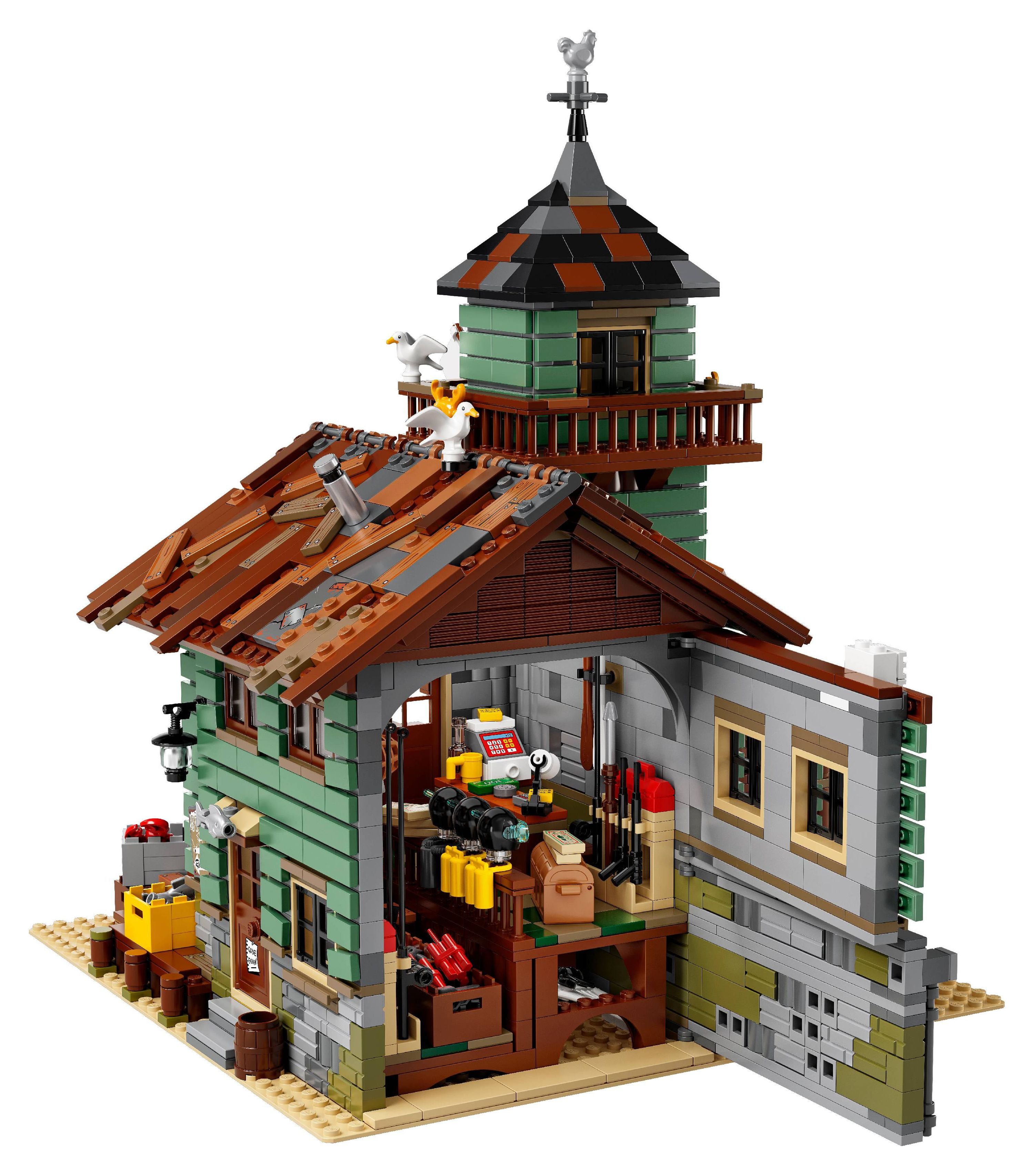 LEGO Ideas Old Fishing Store 21310 Building Set (2,049 Pieces) 