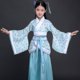 thumbnail image 5 of Traje de bata de seda chino gratis, Kimono para niñas y niños, abanico étnico Vintage tradicional de China, traje de baile de coro de estudiantes Hanfu, 5 of 5