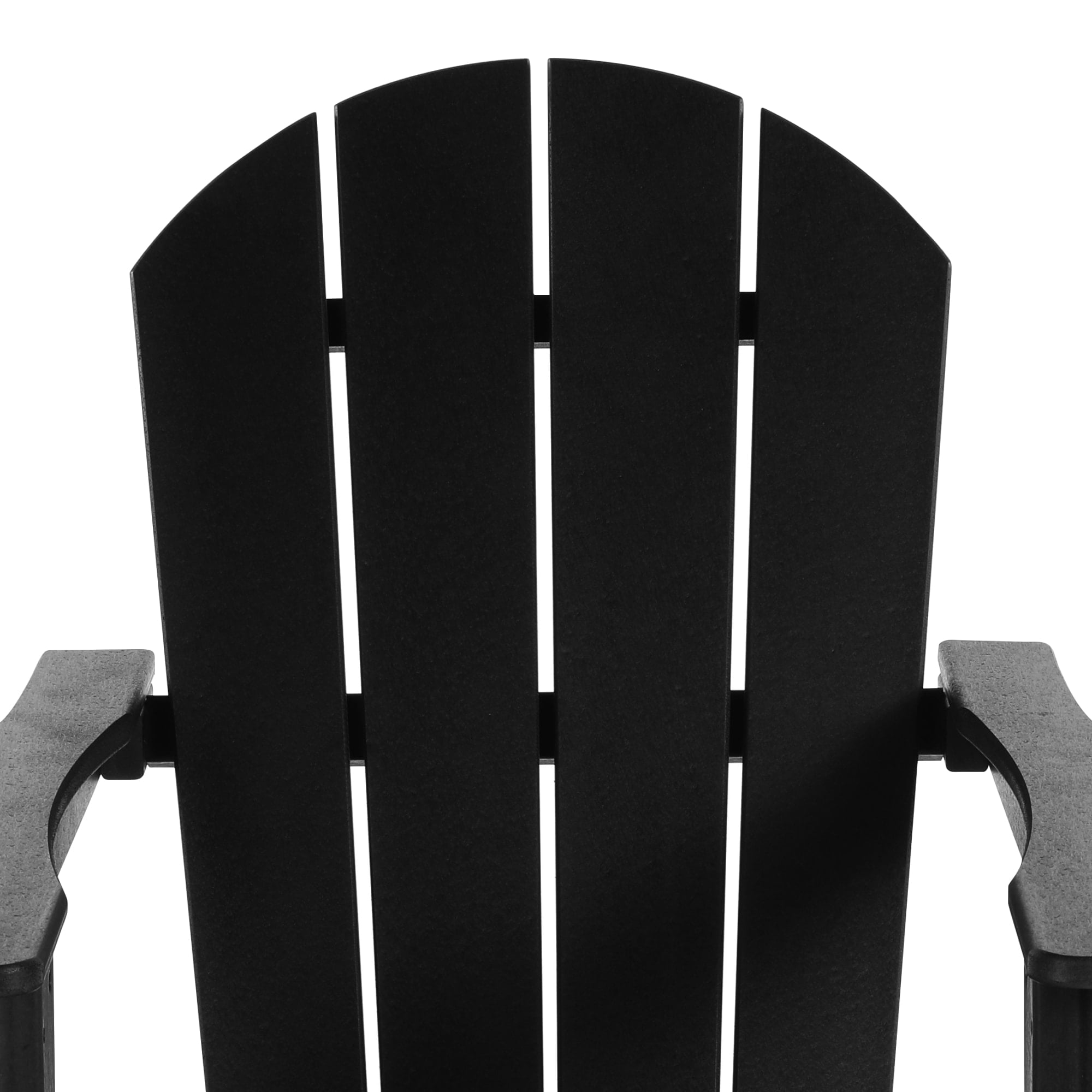 WestinTrends Malibu Outdoor Patio Porch Rocking Adirondack Chair (Set of 2), Black