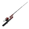 thumbnail image 1 of Compact Carbon Fishing Rod with Integrated Line Management in Red - 46-76cm Length, Lightweight Design, and Includes Fishing Reel with 3.0:1 Gear Ratio, 1 of 6