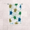thumbnail image 6 of Coolnut Fingertip Hand Towels, Set of 2 Pcs Colorful Sea Turtle Pattern Absorbent Face Bath Towels for Bathroom Kitchen, 30"x15", 6 of 6