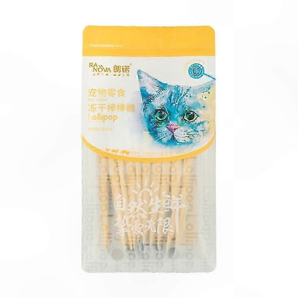 Cat Treats Lollipop Style, Freeze-Dried Lickable Wet Snack for Cats, 2024 New Flavor Selection