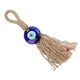 thumbnail image 5 of Colgante azul con borla trenzada: proteja su espacio con este exclusivo amuleto de ojo turco para decoración del hogar o la oficina, 5 of 5
