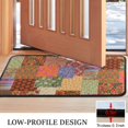 thumbnail image 3 of Pioneer Flower Floral Print Pattern Door Rugs,Washable Non Slip Door Mats Indoor,Decorative Door Mats,Entry Mat Indoor for Entrance,Bedroom,Kitchen,Bathroom,30"x17", 3 of 6