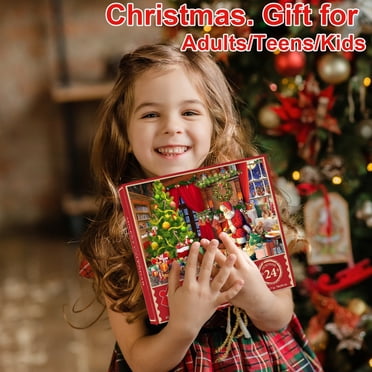 Advent Calendar 2024 Christmas Puzzle - Santa's Night Before Christmas 1008 Pieces, 24-Day Countdown