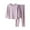 Purple, variant on LIaqionyy Toddler Pajamas Sets Boys Girls Thermal Underwear Set Unisex Kids Long Sleeve Tops and Pants Fleece Warm Sleepwear Sets 2-13Y