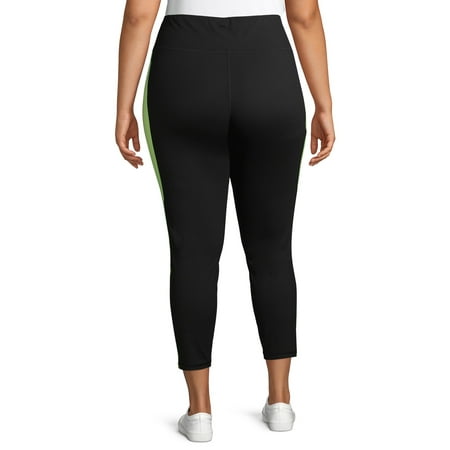 Active Avia Women's Pull-On Moisture-Wicking Technology, Quick-Drying  Fabric Two Media Pockets Capri Leggings-3XLarge at  Women's Clothing  store