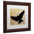 thumbnail image 3 of Trademark Fine Art "The Raven 2" Canvas Art by Roderick Stevens, White Matte, Wood Frame, 3 of 5