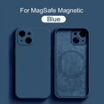 thumbnail image 1 of Magnetic Liquid Silicone Case For iPhone 14 12 13 Pro Max Plus For Magsafe Wireless Charging Cases Cover, 1 of 5