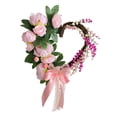 thumbnail image 2 of AMLESO Valentine Decoration Artificial Rose Wreath Spring Wreath for Outdoor Indoor, 2 of 8