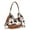 Cow-Brown, variant on Wrangler Hobo Bags Large Crossbody Bags for Women Shoulder Purses with Striped Cotton Straps, Dark khaki
