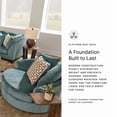 thumbnail image 6 of Signature Design by Ashley Laylabrook Blue Oversized Swivel Accent Chair, 6 of 12