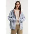 thumbnail image 3 of Womens Trendy Hoodies Colour-blocked Streetwear Hoodies Sweatshirt Couples Casual Outerwear, 3 of 6