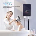 thumbnail image 4 of Calentador de agua eléctrico sin tanque: pequeño calentador de agua instantáneo con interruptor de aire y kit de cabezal de ducha para baño o bañera, enchufe estadounidense., 4 of 7