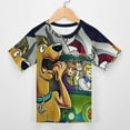 thumbnail image 3 of Scooby Doo Kid's T-Shirt Short Sleeve T-Shirt Tops Summer Tee Shirt for Boys Girls 150CM, 3 of 8