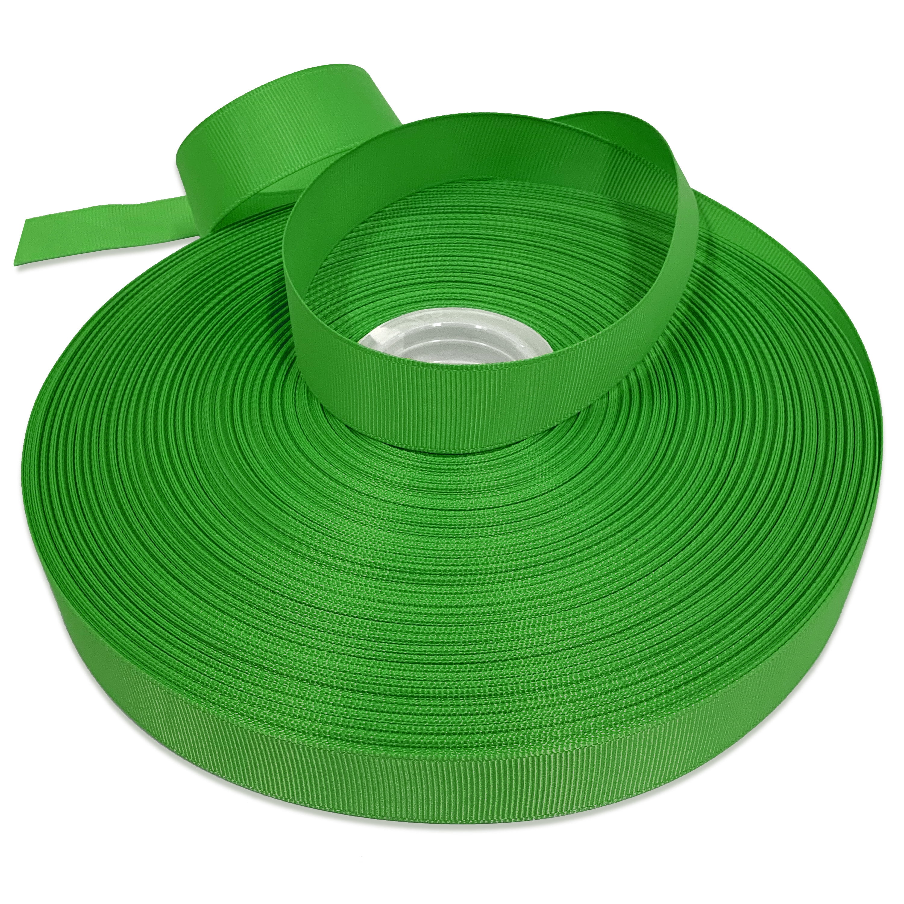 Emerald Green Grosgrain Ribbon for Crafts and Bows, 7/8" x 100 Yards by Gwen Studios