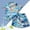 Sky Blue, variant on VOUZZA Toddler Boy Outfits Hawaiian Style Tropical Print Shirt and Elastic Waist Shorts 2-Piece Set Baby Boys Beach Vacation Wear Clothing Outfits