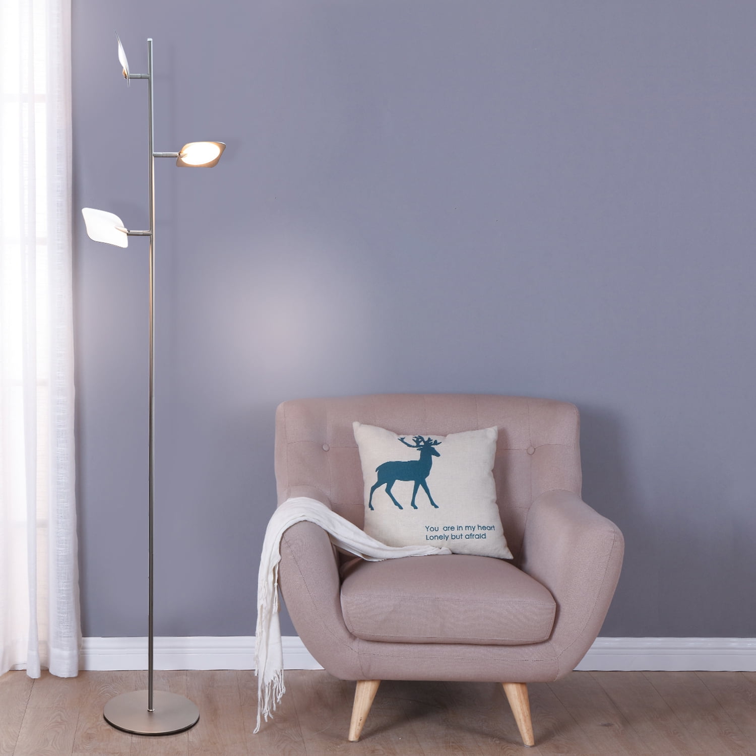 Brightech tree spotlight led floor lamp 2025
