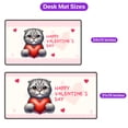 thumbnail image 5 of Happy Valentine's Day Scottish Fold Brings Love Heart Desk Mat Full Keyboard Mouse Pad Cat Lover Kitten Owner Gifts Large Mousepad - 02028, 5 of 5