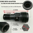 thumbnail image 3 of MTP HILTI STYLE DD-BL DD200 TO 1-1/4" DD-BS M CORE BIT TO DRILL ADAPTER DD350 DD 500, 3 of 4