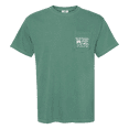 thumbnail image 2 of Southern Fried Cotton Gone Fishing Hooking Bass Short Sleeve Comfort Colors Light Green Graphic T-shirt-2XL, 2 of 4