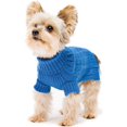 thumbnail image 1 of ORUYROP Turtleneck Dog Sweater Royal Blue Size #08, 1 of 1