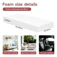 thumbnail image 3 of ROFIELTY High Density Upholstery Foam Padding, Durable Foam Sheet for DIY Seat Cushion Replacement, Supportive Padding for Bench, Sofa, Chair & Crafts, White, 72" x 24" x 4", 3 of 6