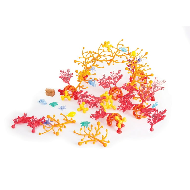 Coral　3/2一緒に配達 Guidecraft Coral Connections - 70 pc. Set: Toy for Sand and Water