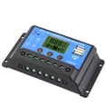 thumbnail image 4 of Controlador Solar Inteligente Anself con Pantalla LCD, 12V/24V 20A, Ideal para Paneles y Luces Solares, Protección Térmica y Sobrecarga, Dual USB 5V, 4 of 6
