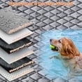 thumbnail image 6 of XL Dog Backseat Extender for Full-Size Crew Cab Truck, Hard Bottom Dog Car Seat Cover for Back Seat Holds 400lbs, Waterproof Dog Hammock Pet Rear Seat Protector Travel Bed for F150 / Silverado, 6 of 13