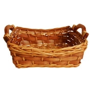 Wald Import 12 in. Carved Willow Basket