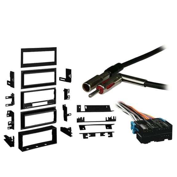 Fits Cadillac Seville 1988-1991 Metra Single DIN Dash Kit with Harmony Radio Harness
