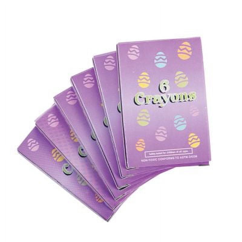 Fun Express Easter Wax Crayons (6Pc/Box, 4Dz) - Basic Supplies - 48 Pieces