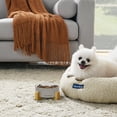 thumbnail image 4 of Sam's Pets Coco Single Pet Bowl with Wood Stand 5.11'' in Light Gray - 6.3, 4 of 5