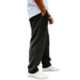 thumbnail image 7 of Men's Vintage Corduroy Drawstring Pants with Embroidered Label - Loose Fit Straight Leg Casual Pants for Daily, Streetwear, and Light Outdoor ActivitiesBlackL, 7 of 7