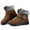 Brown, variant on Ecetana Women Snow Slip on Waterproof Boots 6.5 Shoes, Female