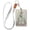Merry Cat Christmas Tree, variant on PU Leather Badge Holder ID Badge Holder with Lanyard for Cards & Credentials Bow and Chickens