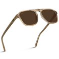 thumbnail image 1 of Gafas de sol WearMe Pro WMP polarizadas estilo aviador cuadradas unisex, 1 of 9