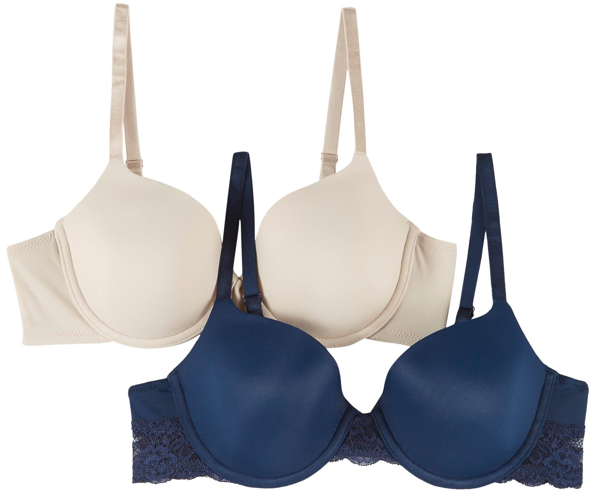 Ellen Tracy Ellen Tracy 2pk. Matte Underwire TShirt Bras 59395P2