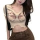 thumbnail image 2 of Camiseta ajustada con cuello en V, camiseta con cuello en V para mujer, camiseta de manga corta con cuello en V, camiseta corta con cuello en V para mujer, integración sin costuras, 2 of 14
