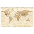 thumbnail image 4 of Map Ceramic Toothbrush Holder, Vintage Style Old World Mapping Along Continents Country National Ocean Cities Atlas, Decorative Versatile Countertop for Bathroom, 4.5" X 2.7", Tan and Beige, 4 of 4