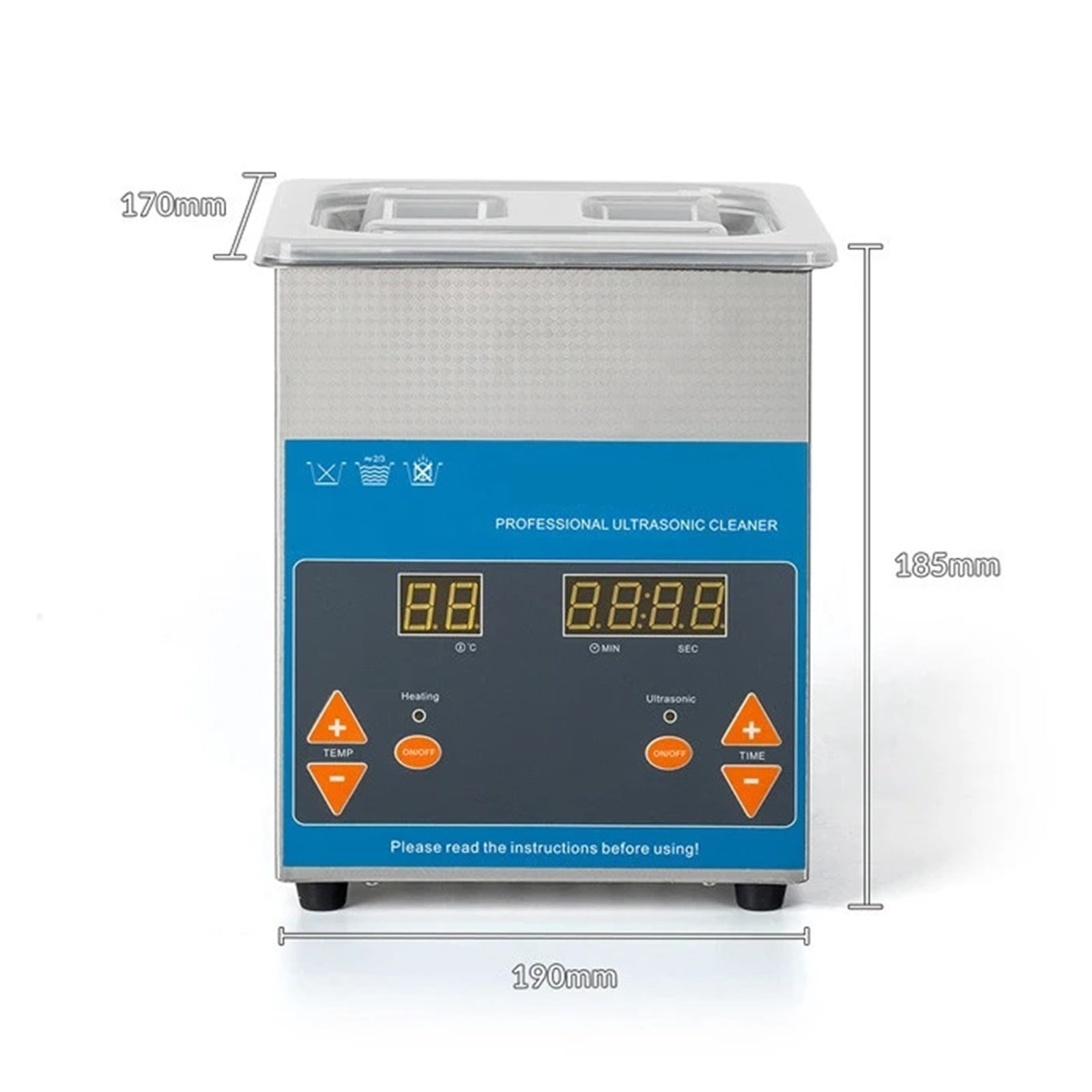 1.3l Heated Soak Tank Commercial Use Digital Ultrasonic Cleaner Washing Machine ,Convenient to Use