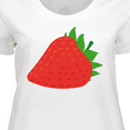 thumbnail image 4 of Inktastic Strawberry Fruit Women's Plus Size T-Shirt, 4 of 5