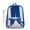 #2-Blue【1x Transparent Backpack】, variant on Transparent Pvc Backpack, Waterproof Daypack with Metal Zipper, Multi Pocket Stadium Bag for Security Checks, Topliu
