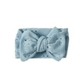 thumbnail image 1 of Coduop Baby Girls Headband Embroidery Hollow-Out Bowknot Kids Hair Band Newborn Elastic Hairbands, 1 of 4