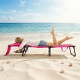 thumbnail image 2 of Gymax Chaise de Bronzage Pliante Face vers le Bas Chaise Longue de Plage avec Trou pour le Visage 3 Oreillers Amovibles et Dossier Réglable à 4 Positions, 2 of 8