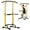Yellow, variant on XiHuaZhaoChen Power Tower Pull Up Dip Station Multi-Function Fitness Equipment for Strength Training Adjustable Height Dip Stand for Home Gym.Orange